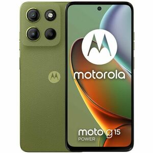 Telefon mobil Motorola moto g15 power, Dual SIM, 256GB, 8GB RAM, 6000 mAh, Iguana Green imagine