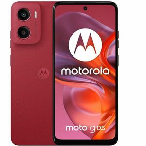 Telefon mobil Motorola moto g05, Dual SIM, 128GB, 8GB RAM, 5200 mAh, Plum Red imagine