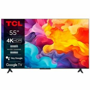 Televizor LED TCL 55P61B TV 4K 55'', 139 cm Smart TV, Negru imagine