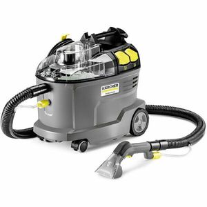 Aspirator cu spalare prin injectie-extractie profesional Puzzi 8/1, Capacitate maxima de suprafata (m/h) 12 - 18, Debit aer (l/s) 71, 1200 W, Antracit imagine