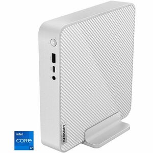 Sistem Desktop PC Lenovo IdeaCentre Mini 01IRH8 cu procesor Intel® Core™ i7-13620H pana la 4.90 GHz, 32GB DDR4, 1TB SSD, Intel® UHD Graphics, No OS, Cloud Grey imagine