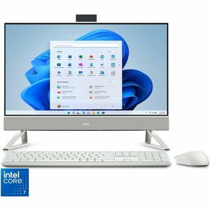 Sistem All-In-One Inspiron AIO 7730 cu procesor Intel® Core™ 7 150U pana la 5.4GHz, 27'', Full HD, Touch, 16GB, 1TB SSD, NVidia GeForce MX570A 2GB, Windows 11 Pro, Pearl White, 3 year ProSupport and Next Business Day Onsite Service imagine
