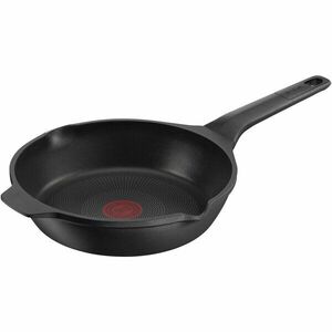 Tigaie Tefal Robusto, 24 cm, inductie, invelis antiaderent din titan, aluminiu turnat, indicator Thermo-Signal, margini turnare, maner lateral integrat, negru imagine
