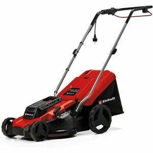 Masina de tuns gazon/iarba electrica Einhell GC-EM 1600/37, putere 1600 W, latime taiere 37 cm, inaltimii de taiere 20 - 60 mm, 5 trepte de taiere, sac colector 38 L imagine