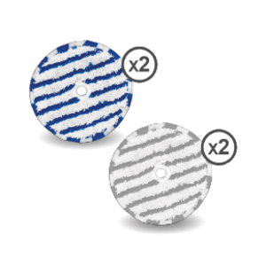 Kit de 4 mopuri din microfibra Rowenta ZR009503, pentru capul de aspirare AeroSpin Head al aspiratorului vertical Rowenta X-Force Flex 12.60 NEO RH9Lxx imagine