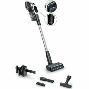 Aspirator cu acumulatori Bosch Unlimited 9 BBS931WBA, baterie 3 Ah, 3 moduri de curatare, Perie MicroClean, Perie xxl tapiterie, duza pt spatii inguste, Senzor MicroClean, Autonomie pana la 60 min. Alb imagine