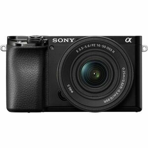Aparat foto Mirrorless Sony Alpha A6100A, 24.2MP, 4K, Negru + Obiectiv SELP16502 16-50mm imagine