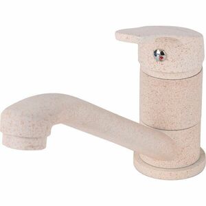 Baterie bucatarie SanDonna F 1066, cu aerator, cartus ceramic, Alama, Bej imagine