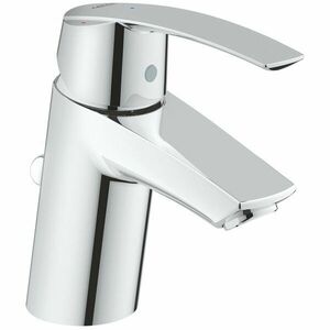 Baterie lavoar Grohe Start 31137001, 3/8'', marimea S, monocomanda, pornire pe rece, evacuare cu tija, crom imagine