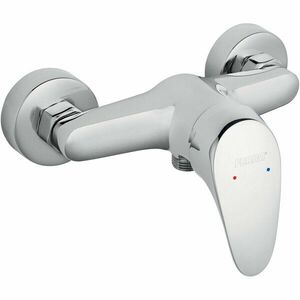 Baterie dus pentru perete Ferro Combo, monocomanda, cartus ceramic, fara accesorii, Crom imagine