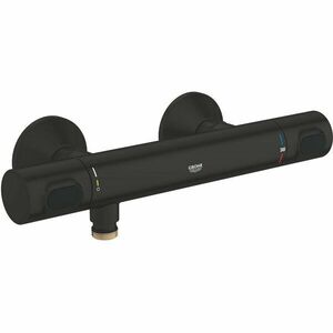 Baterie dus Grohtherm 500, aparenta, termostat, mat, negru, 347932430 imagine