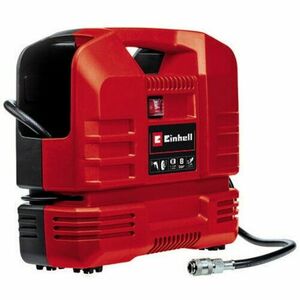 Compresor aer portabil fara ulei Einhel TC-AC 190 OF Set, 220 V, 1100 W, 8 bar presiune maxima, tip valiza, 190 l/min, capacitate de aspirare imagine