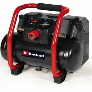 Compresor aer pe acumulator Einhell Expert TE-AC 36/150 Li OF-Solo Power X-Change, 36 V, max. 8 bar, rezervor de 6 l, capacitate de aspirare de 150 l/min, manometru, fara ulei, fara acumulator/incarcator imagine