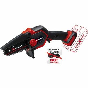 Mini fierastrau electric/mini drujba cu lant pe acumulator Einhell GE-PS 18/15 Li BL-Solo Power X-Change 18 V, lungime lama 15.8 cm, lungime max. taiere 12.5 cm, viteza taiere 4.8 m/s, brushless, fara acumulator si incarcator in setul de livrare imagine
