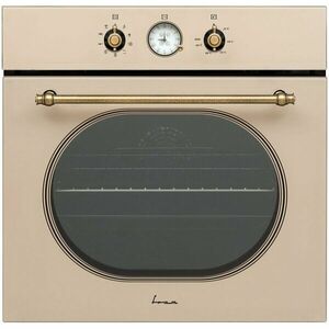 Cuptor incorporabil Fram FBO-V659GCA-RGBG, Electric, 65 l, Autocuratare catalitica, Clasa A, Timer Analog, Grill, Iluminare, Design rustic, Crem imagine