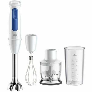 Mixer vertical Braun MQ30202M, 900W, 2 viteze, Tocator 350ml, Tel, Pahar gradat 600ml, alb imagine