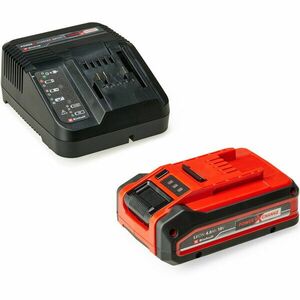 Acumulator Einhell Starter Kit 4 Ah PLUS Si incarcator rapid Power X-Change Li-Ion, 18 V, timp de incarcare 75 min, potrivit pentru toate dispozitivele Power X-Change imagine