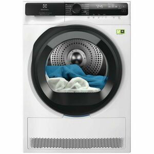 Uscator de rufe Electrolux PerfectCare800 EW8D585UCE, Pompa de caldura, 8 kg, Clasa A+++, Wi-Fi, Motor Inverter, display TFT, UltraCare, DelicateCare, 3DSense+, SmartSelect, Alb imagine