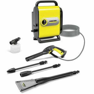 Aparat de Spalat cu Presiune Karcher K Silent eco!Booster, 1.600-955.0, 1800W, Negru/Galben imagine