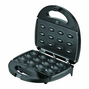 Aparat de facut nuci Heinner Dessert Supreme HNM-750BKS, 750W, capacitate 12 bucati, placi detasabile cu învelis neaderent, indicator luminos, manere termoizolate, Negru imagine