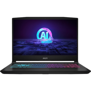 Laptop MSI Gaming 15.6'' Katana A15 AI B8VF, FHD 144Hz, Procesor AMD Ryzen™ 7 8845HS (16M Cache, up to 5.1 GHz), 16GB DDR5, 512GB SSD, GeForce RTX 4060 8GB, Free DOS, Black imagine