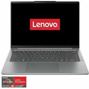 Laptop Lenovo IdeaPad Slim 5 14ARP10 cu procesor AMD Ryzen™ 5 7533HS pana la 4.45GHz, 14 WUXGA, IPS, 16GB DDR5 RAM, 1TB SSD, AMD Radeon™ 660M Graphics, No OS, Luna Grey imagine