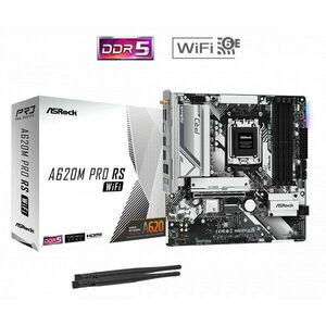 Motherboard A620M PRO RS WIFI AM5 4DDR5 HDMI/DP M.2 mATX imagine