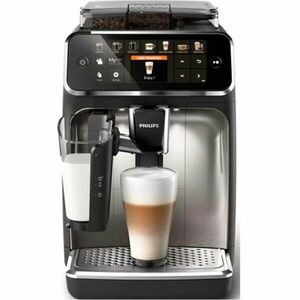 Aparat de cafea automat Philips Series 5400 EP5447/90, spumator de lapte LatteGo, insertie de macinare in 12 trepte, afisaj intuitiv, negru imagine