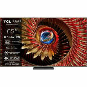 Televizor TCL MiniLed 65C8K, 164 cm, Smart Google TV, 4K Ultra HD, 100Hz, Clasa D (Model 2025) imagine