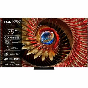 Televizor TCL MiniLed 75C8K, 189 cm, Smart Google TV, 4K Ultra HD, 100Hz, Clasa D (Model 2025) imagine