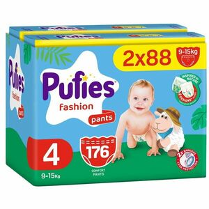 Scutece chilotel Pufies Fashion, marimea 4, 176 bucati, 9-15 kg, Mega Pack*2 imagine