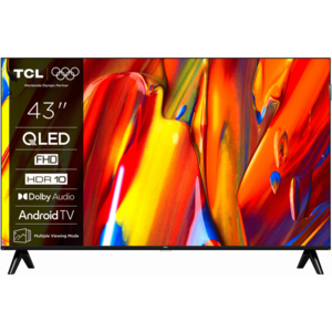 Televizor TCL QLED 43V5C, 108 cm, Smart Google TV, Full HD, (Model 2025) imagine