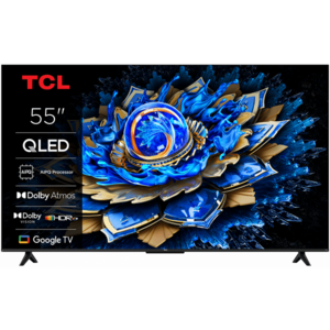 Televizor TCL QLED 55T69C, 138 cm, Smart Google TV, 4K Ultra HD, (Model 2025) imagine