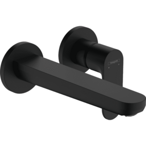 ORNAMENT BATERIE INCASTRATA LAVOAR REBRIS S, PIPA 200 MM, NEGRU MAT imagine