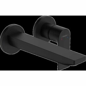 ORNAMENT BATERIE INCASTRATA LAVOAR REBRIS E, PIPA 200 MM, NEGRU MAT imagine