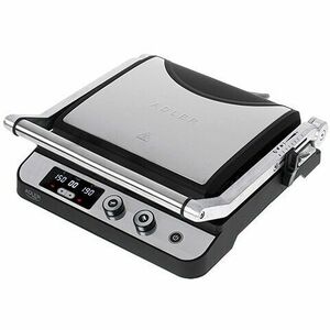 Gratar electric 2 in 1 Adler AD 3059, 2000 W, display LED, Gri imagine