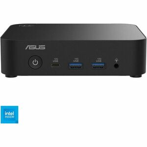 Mini PC Asus NUC 14 Essential RNUC14MNK1500002 cu procesor Intel® N150 pana la 3.6GHz, fara RAM, fara stocare, Intel® Graphics, No OS, EU cord, Black imagine