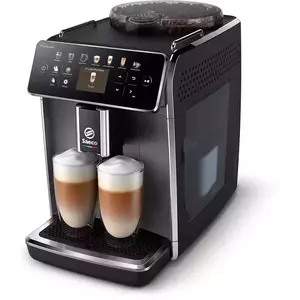 Aparat automat de cafea, Saeco, Spumator lapte, 16 programe, Touchscreen, 1500 W, 1.8 L, Negru imagine