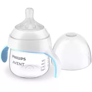 Cana de tranzitie Philips Avent Natural Response SCF263/61, 150 ml, tetina debit 5, +6 luni, tetina care functioneaza ca sanul mamei, tetina fara scurgeri, fara BPA, usor de curatat imagine