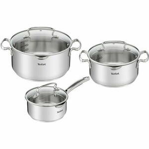 Set oale Tefal Duetto Plus G719S674, 6 piese, 16-24cm, otel, argintiu imagine