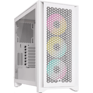 Carcasa iCUE 4000D RGB Airflow Mid Tower ATX, alb imagine
