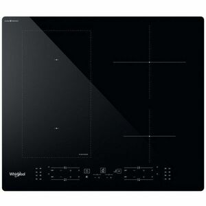 Plita incorporabila Whirlpool WL B4060 CPNE, Inductie, 4 zone de gatit, Tehnologia Al 6-lea Simt, CleanProtect, FlexiCook, Power Management, Child Lock, Booster, 60 cm, negru imagine