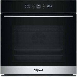 Cuptor incorporabil Whirlpool WOI5S8HM0SXA, Electric, Autocuratare hidrolitica, 73 l, Clasa A+, 6th Sense, inox imagine
