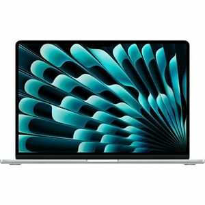 Laptop Apple MacBook Air 15, cu procesor Apple M4, 10 nuclee CPU si 10 nuclee GPU, 24GB RAM, 512GB, Silver, Tastatura Internationala, Manual RO imagine