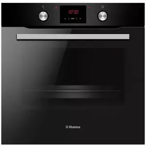 Cuptor electric incorporabil BOESS694001, Fine, BigCavity, SteamCleaning, 77 L, Clasa A, Negru imagine