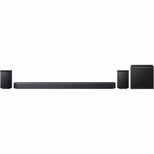 Soundbar Samsung HW-Q930F, 9.1.4, Bluetooth, Wi-Fi, Subwoofer & Kit wireless, Wireless Dolby Atmos, HDMI eARC, Negru Titan imagine