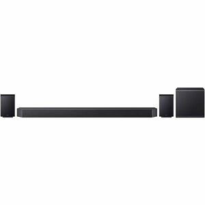 Soundbar Samsung HW-Q990F, 11.1.4, Bluetooth, Wi-Fi, Subwoofer & Kit wireless, Wireless Dolby Atmos, HDMI 2.1 eARC, Negru Titan imagine