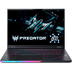 Laptop Acer Gaming 18'' Predator Helios 18 AI PH18-73, WQXGA Mini LED 250Hz, Procesor Intel® Core™ Ultra 9 275HX (36M Cache, up to 5.40 GHz), 64GB DDR5, 2TB SSD, GeForce RTX 5080 16GB, Win 11 Pro, Abyssal Black imagine