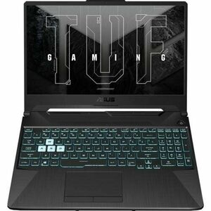 Laptop ASUS Gaming 15.6'' TUF A15 FA506NC, FHD 144Hz, Procesor AMD Ryzen™ 5 7535HS (16M Cache, up to 4.55 GHz), 16GB DDR5, 512GB SSD, GeForce RTX 3050 4GB, No OS, Graphite Black imagine