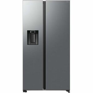 Side by side Samsung RS70F64KETEO, 640 l, SmartThings AI Energy, Full No Frost, Mono & Metal Cooling, Dozator de apa/gheata, Compresor Digital Inverter, Clasa E, H 178.4 cm, Inox imagine